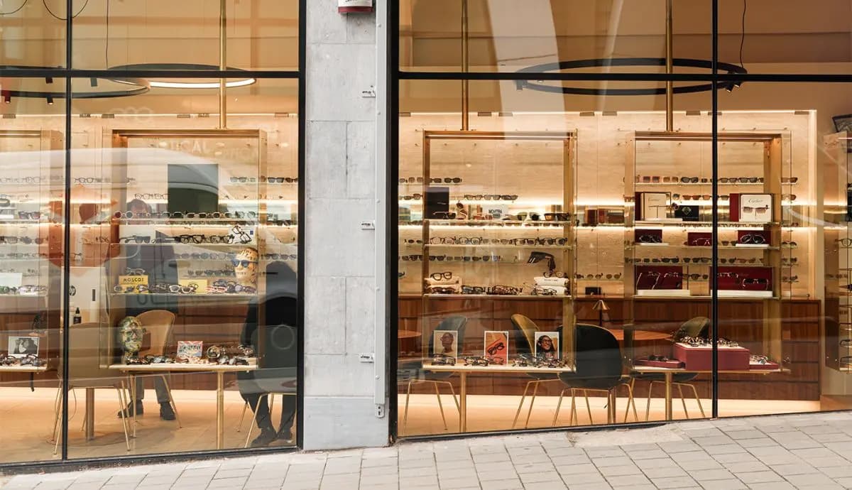 Vitrine Art Optical \u2014 boutique d\u2019optique de luxe \u00e0 Bruxelles